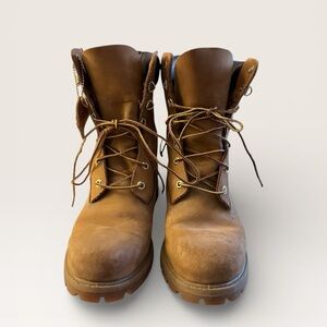 Timberland 8 Inch Men's Tan Leather Boots